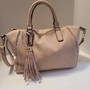 Moda Luxe Light Pink Sachet/Top Handle Shoulder Bag Purse PU Leather